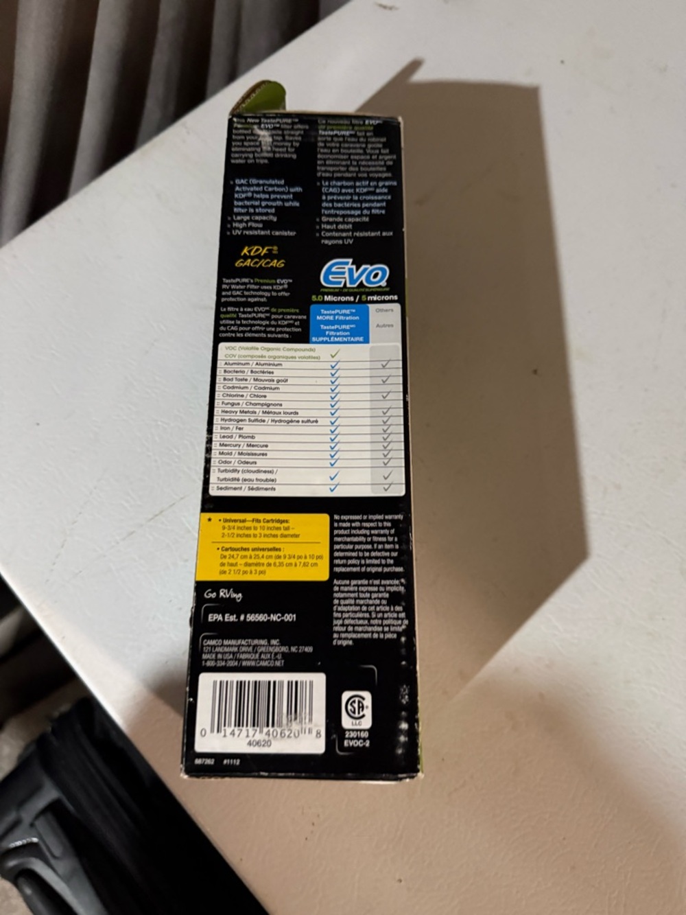 Evo RV Water Filter - Blue - Picture 4 of 7